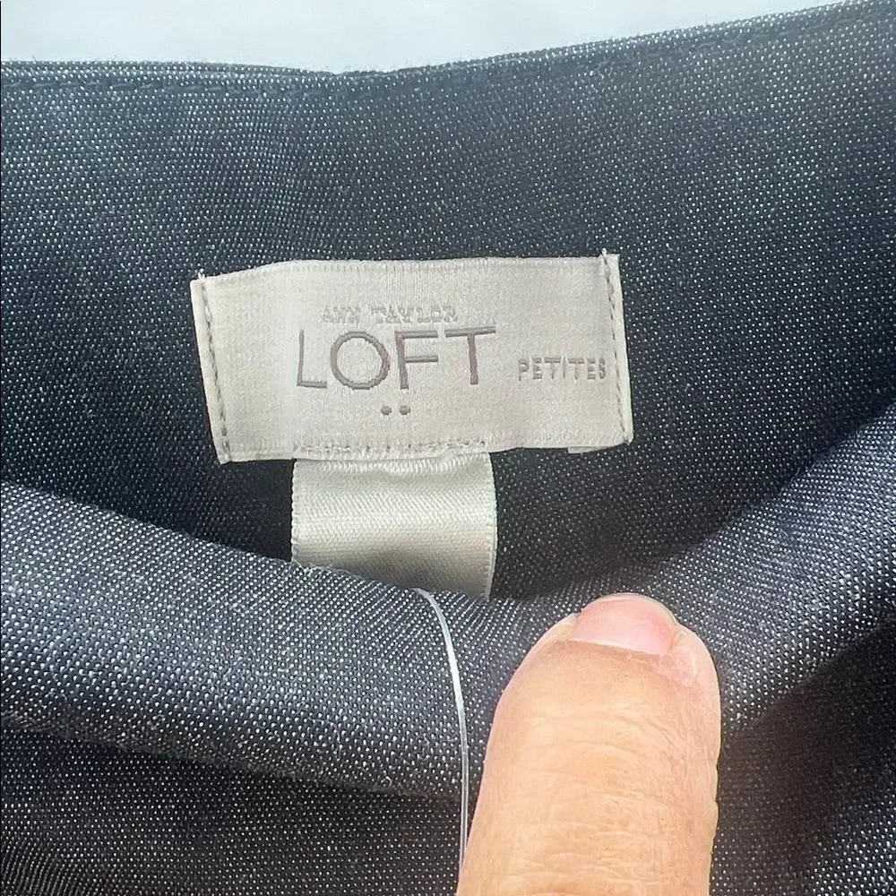 LOFT Petites Dark Blue Pencil Skirt 12P